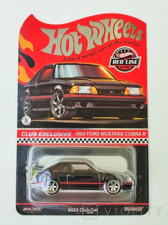 1993 Ford Mustang Cobra R. Hot Wheels RLC (1:64), 2023 г. #910