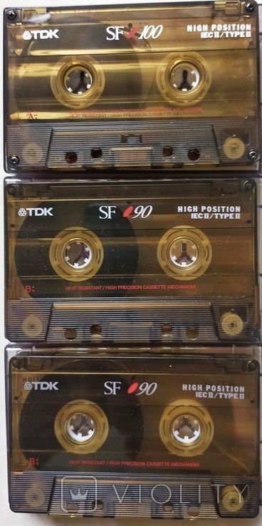 Аудиокассеты из серии TDK Chrome SF 90/100min, фото №4