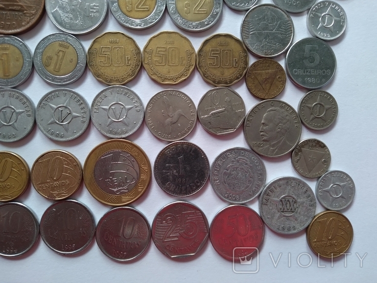 Монети країн світу, Америка всі різні, підбірки по роках, 74 шт, photo number 6