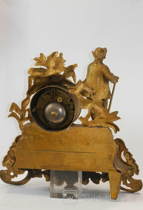 French fireplace clock of the second half of the nineteenth century., photo number 3