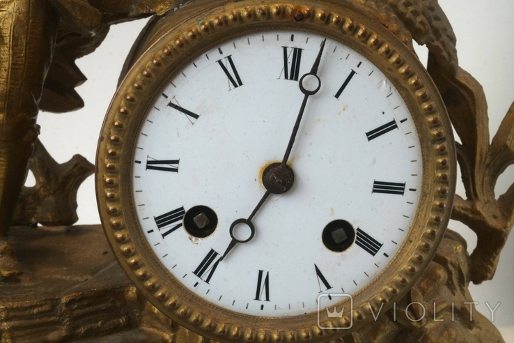 French fireplace clock of the second half of the nineteenth century., photo number 5