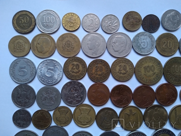 Монети країн світу, 83 шт, Африка і Європа, всі різні, підбірки по роках, photo number 10