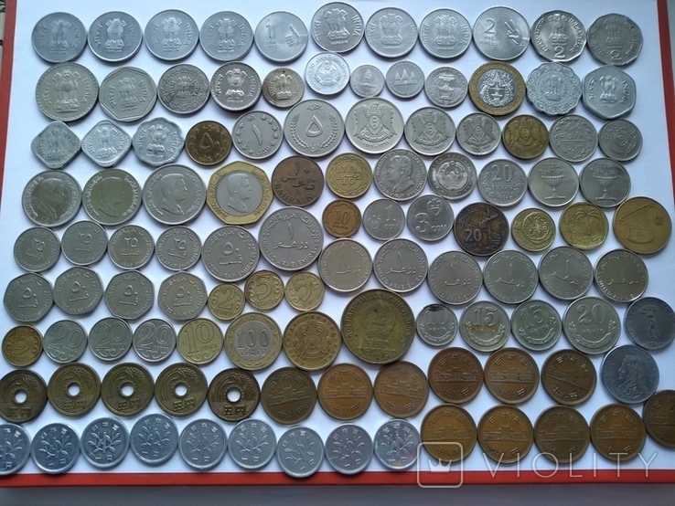 Монети країн світу, 111 шт, Азія, Арабські країни, всі різні, підбірки по роках, photo number 7
