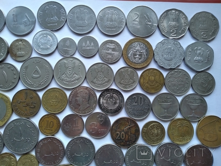 Монети країн світу, 111 шт, Азія, Арабські країни, всі різні, підбірки по роках, photo number 9