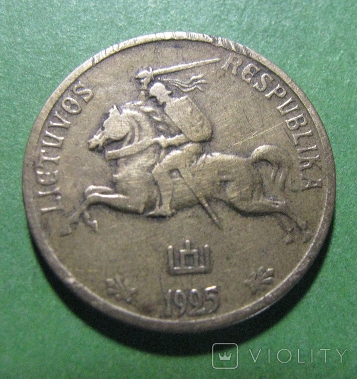 Литва 10 центів 1925, фото №3