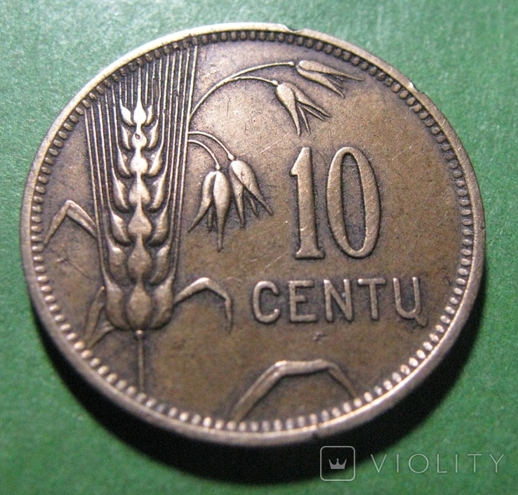 Литва 10 центів 1925, фото №5