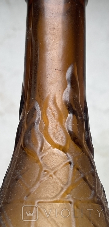 Бутылка пиво новая Бавария одна медаль рифленая вверху огонь, фото №4