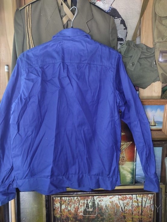 Vintage. Officer's summer blue jacket, USSR Navy, photo number 9