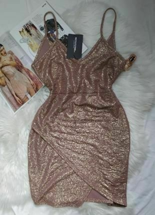 Нова сукня з золотістим напиленням, фото №7