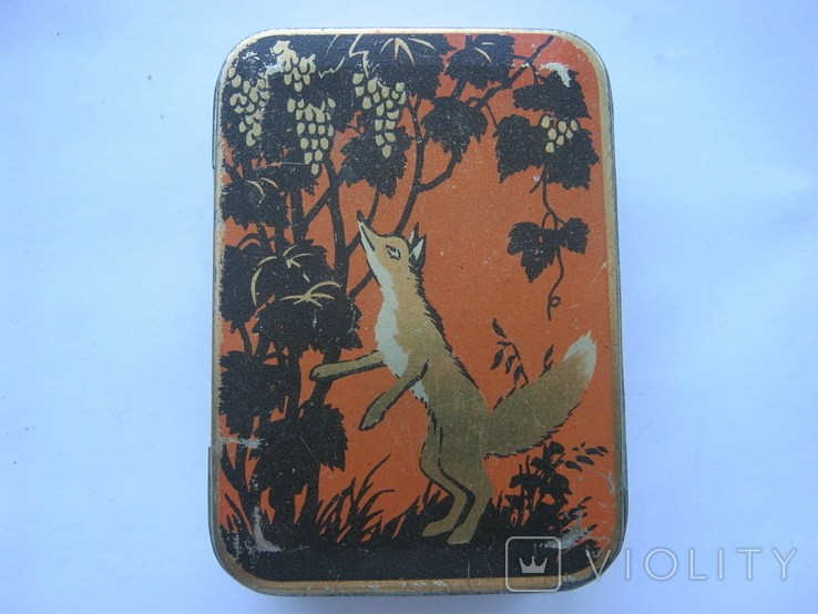 Fox box and grapes, tin, photo number 2