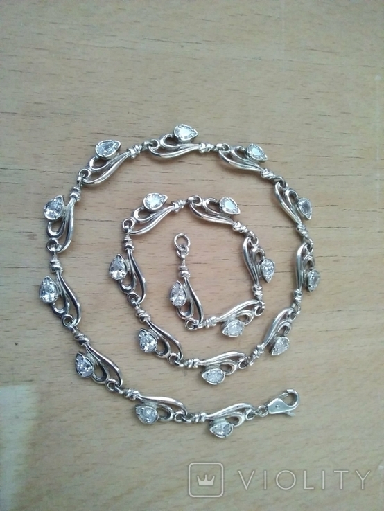 Necklace silver, 31 grams, 925 hallmark. Lot 10.