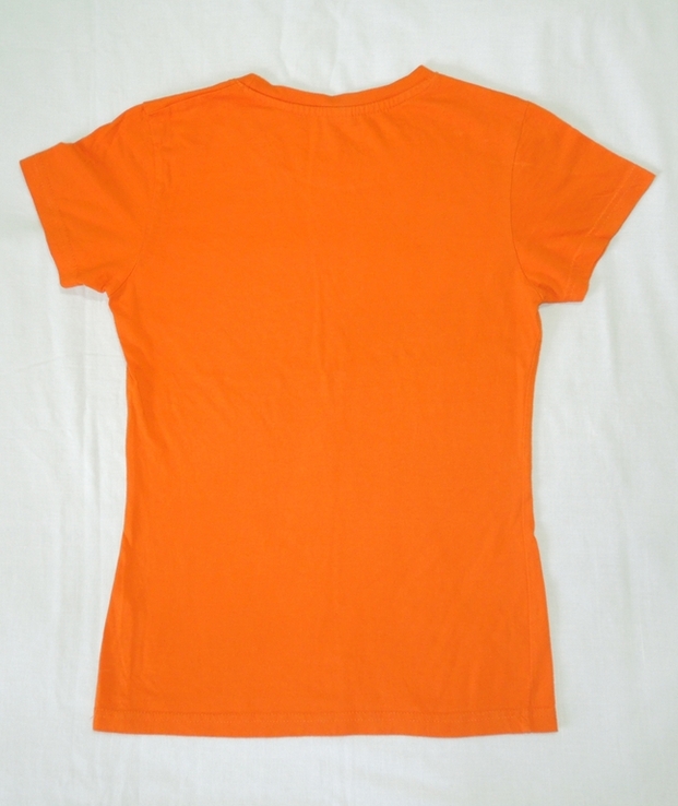 Футболка жіноча помаранчева розмір S, фото №3