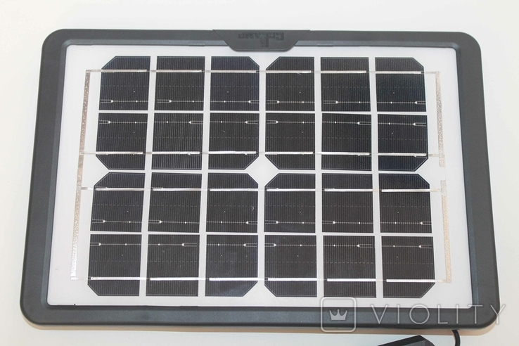 Портативна сонячна панель для заряджання гаджетів (6В, 8Вт) CL-680 (1636), photo number 3