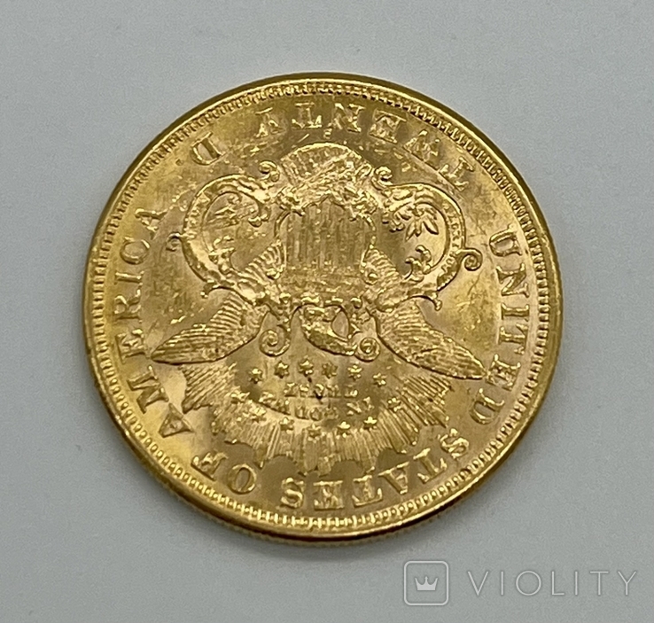 20 доларів США 1874 року., photo number 5