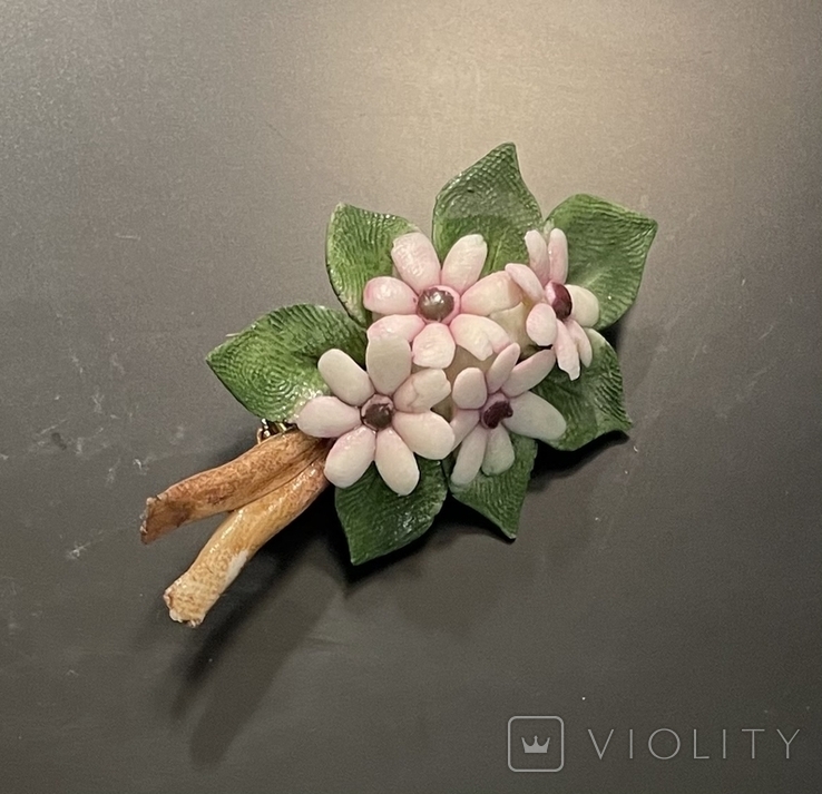 Brooch Bouquet of flowers from Europe, photo number 2