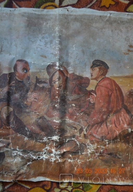 A copy of the painting "Hunters at a halt" by V. G. Perov. Oil on canvas. 70x50 cm., photo number 6