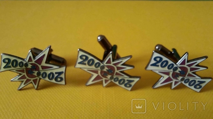 Cufflinks 200 ''Milenium'' 3pcs, photo number 3