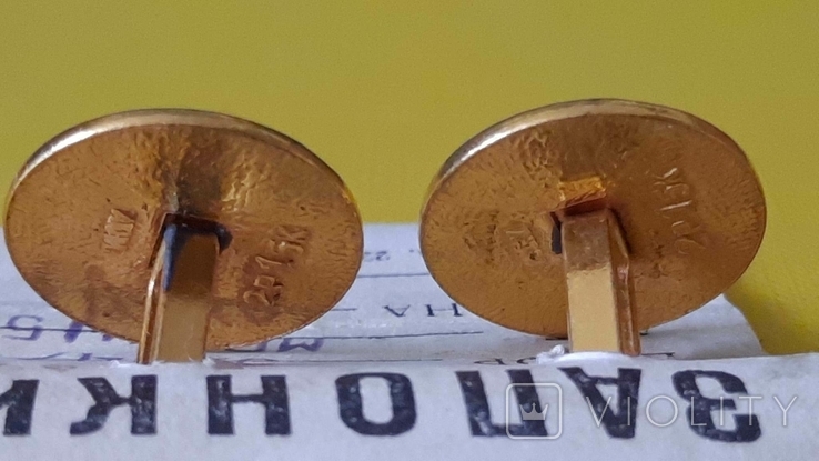 Cufflinks ''Russian Samotsvety'', 1976, photo number 8