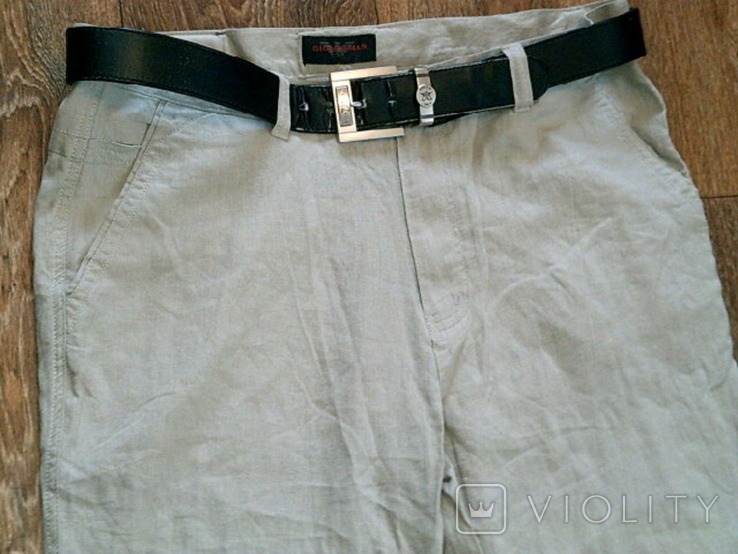 G.Armani(лен 100%) -летние легкие штаны разм.36, фото №3