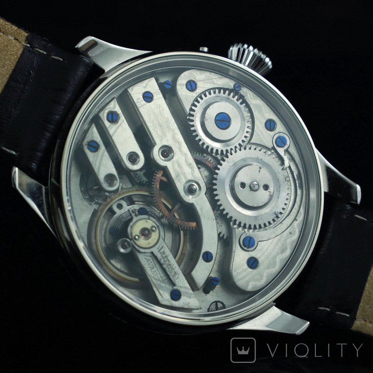 Men's vintage wristwatch Wandolec with Swiss mechanism Chronometre, photo number 7