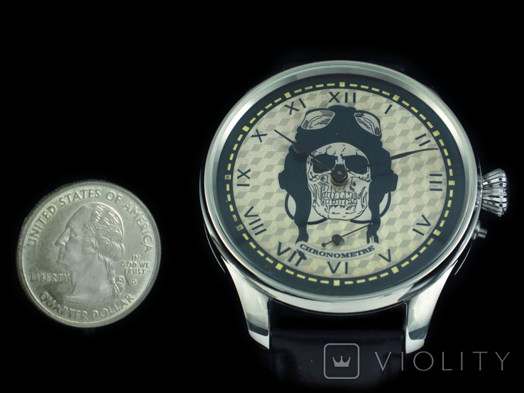 Men's vintage wristwatch Wandolec with Swiss mechanism Chronometre, photo number 12