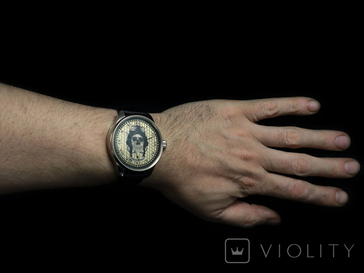 Men's vintage wristwatch Wandolec with Swiss mechanism Chronometre, photo number 13