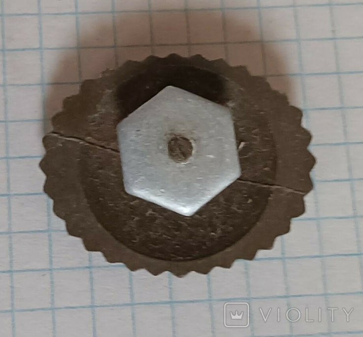 Plastic - officer infantry field cockade on the screw, native twist (made of aluminum), photo number 6