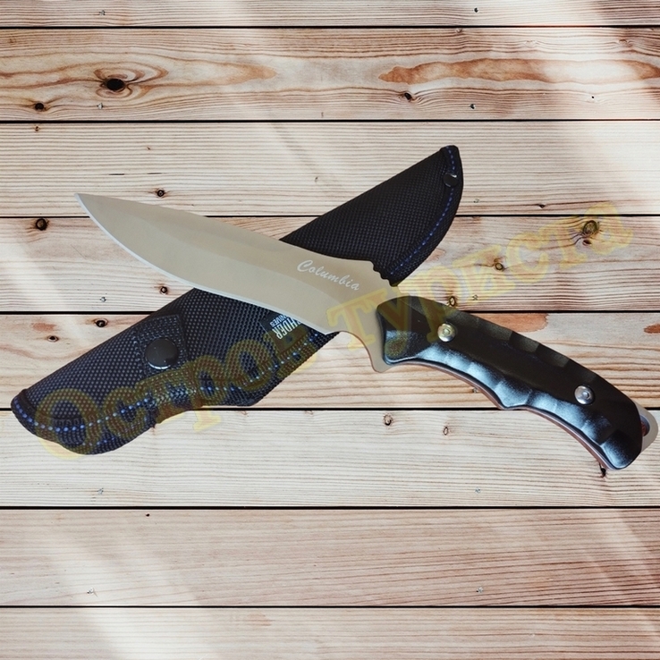Нож тактический охотничий Sanjia K-603 Columbia с ножнами, фото №2