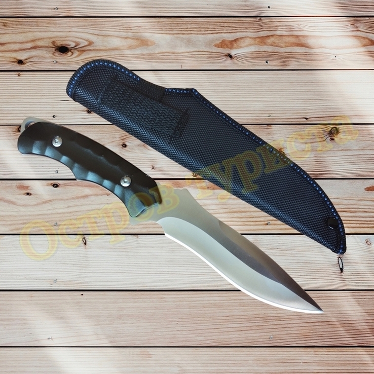 Нож тактический охотничий Sanjia K-603 Columbia с ножнами, фото №5