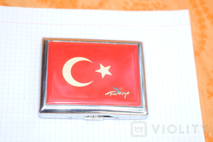 Портсигар Турецкий флаг