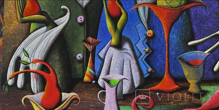 Mysticism oil painting by Andrey Lozovoy Art "The Last Supper. Fragment 4",100x120, photo number 3