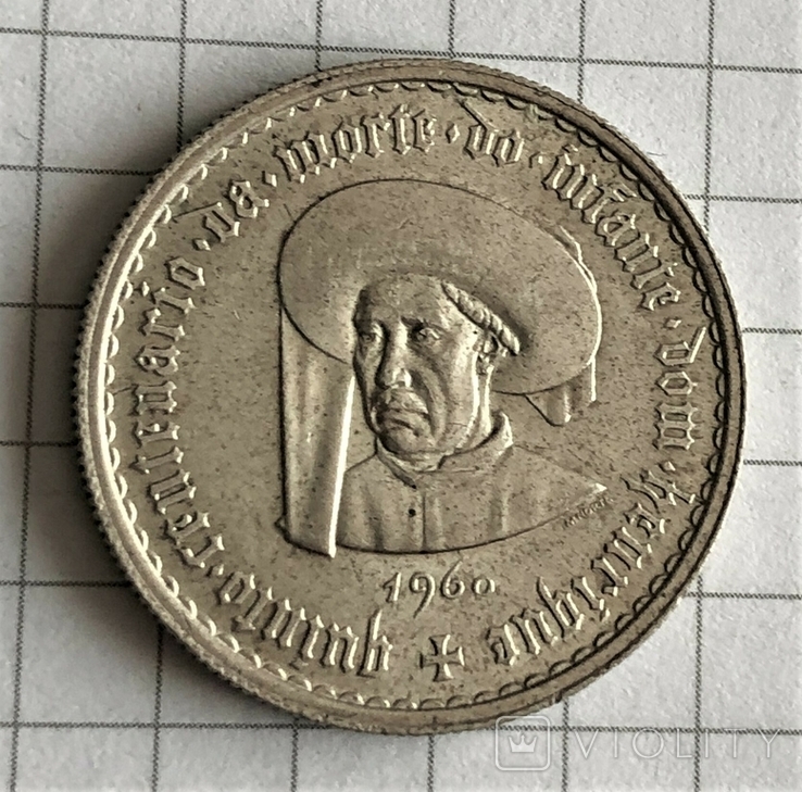 5 Эскудо 1960 г Португалия