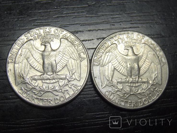 25 US cents 1992 (two varieties), photo number 3
