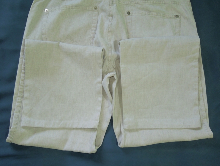 Штани брюки чоловічі літні світлі W33 L32, фото №7