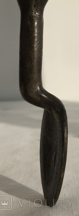 Старинная латунная ложка или лопатка, photo number 9