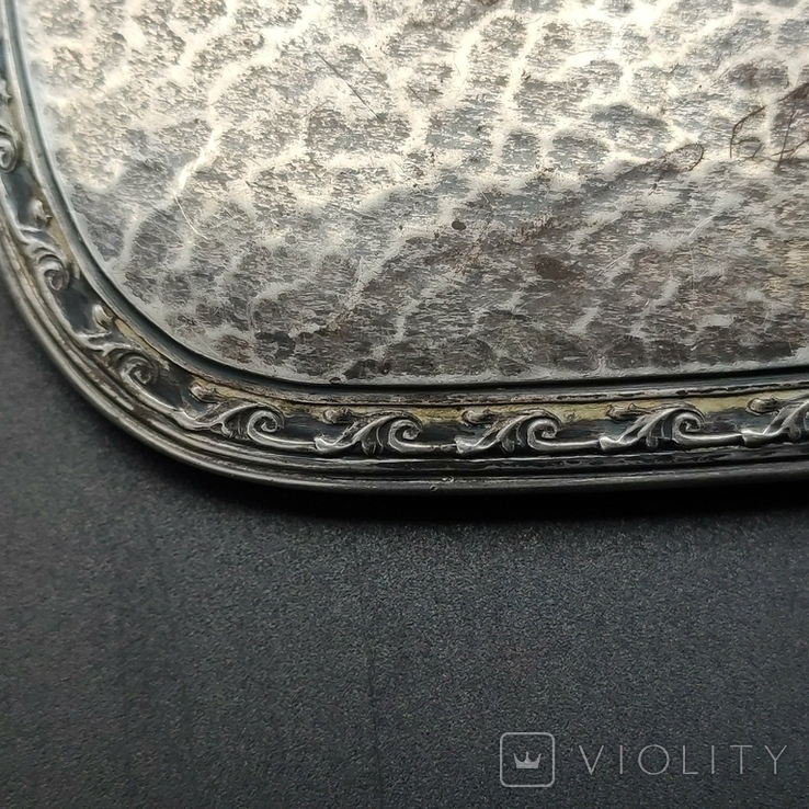Дзеркальне срібло 925 Hallmark Sterling з Mongram Англія, фото №10