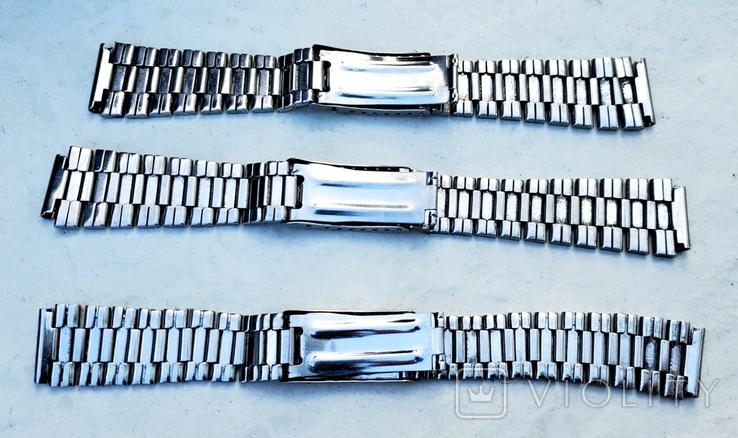 Stainless steel bracelets for watches electronics of the USSR, photo number 4
