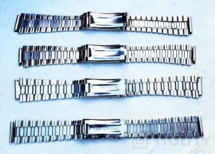Stainless steel bracelets for watches of the USSR, photo number 5
