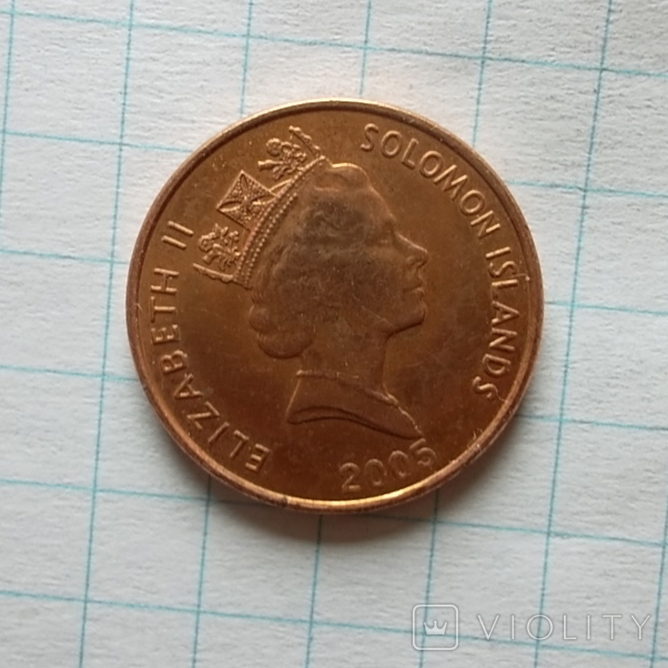 Соломонові острови 1 цент, 2005, фото №2