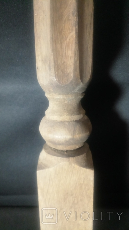 Balusters chiseled.Oak. 87 cm.*5.5*5.5 cm., photo number 7