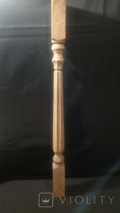 Balusters chiseled.Oak. 87 cm.*5.5*5.5 cm., photo number 2