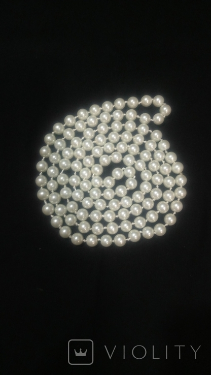 Beads, artificial pearls.65 cm., photo number 12