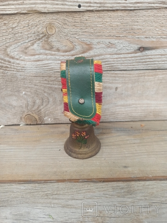 Бронзовий антикварний альпійський дзвоник, photo number 7