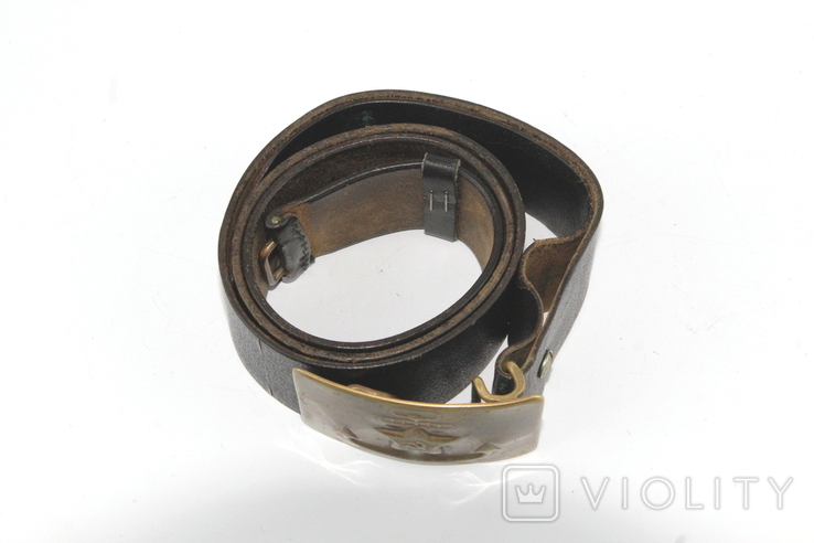 Belt of the USSR Army Morflot + buckle, photo number 11