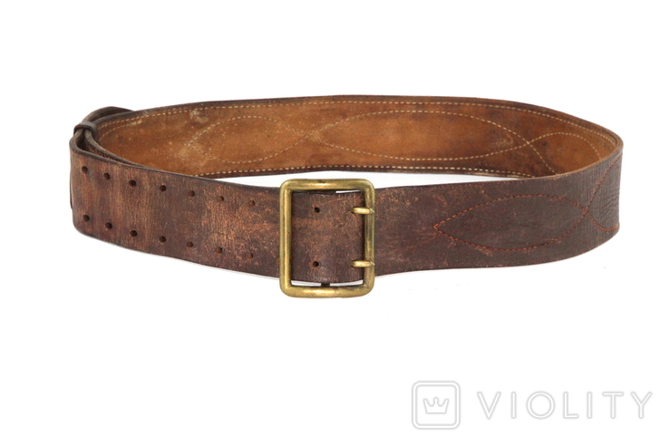 Belt Belt officer of the USSR Leather 1978., photo number 2