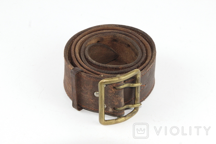 Belt Belt officer of the USSR Leather 1978., photo number 9