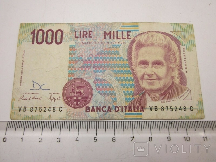 1 000 lire 1990 Italy lot No-2