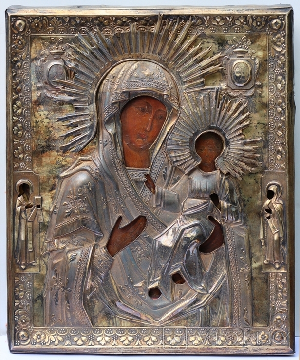 Смоленська ікона Божої Матері. поч. 19 ст. Оклад: 1831 р.