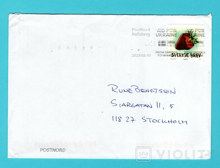 Envelope 2022 Sweden for Ukraine, Hallsberg