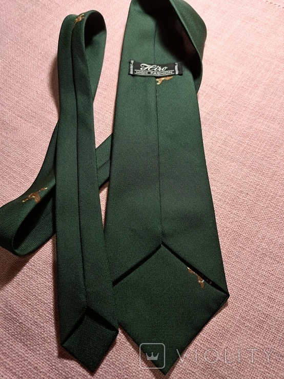 Галстук охотника, охотничий галстук с уткой от Hiro Германия, фото №6
